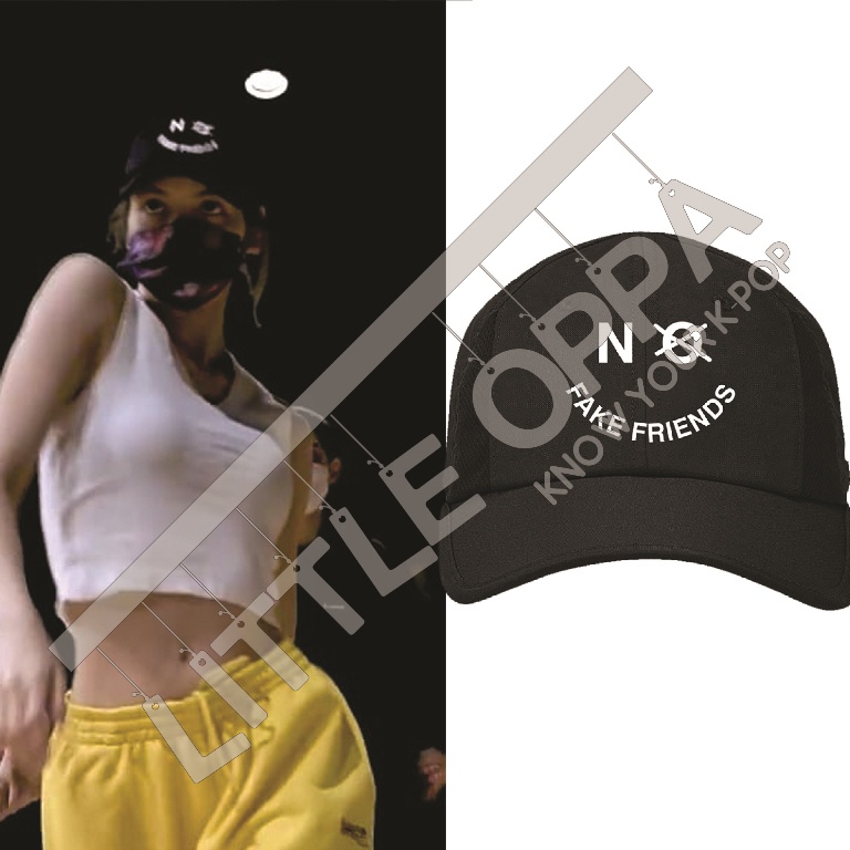 TOPI TRUCKER KPOP BLACKPINK LISA NO FAKE FRIENDS KOREA FASHION