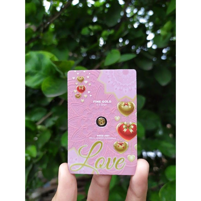 Gift Love Series Minigold 0,1 0,25 0,5 gram