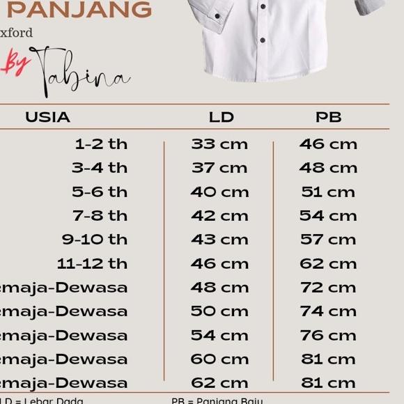 BAJU KEMEJA KOKO ANAK LAKI LAKI 1 TAHUN SAMPAI REMAJA DAN DEWASA BISA COUPLE ORI TABINA SERI USTMAN