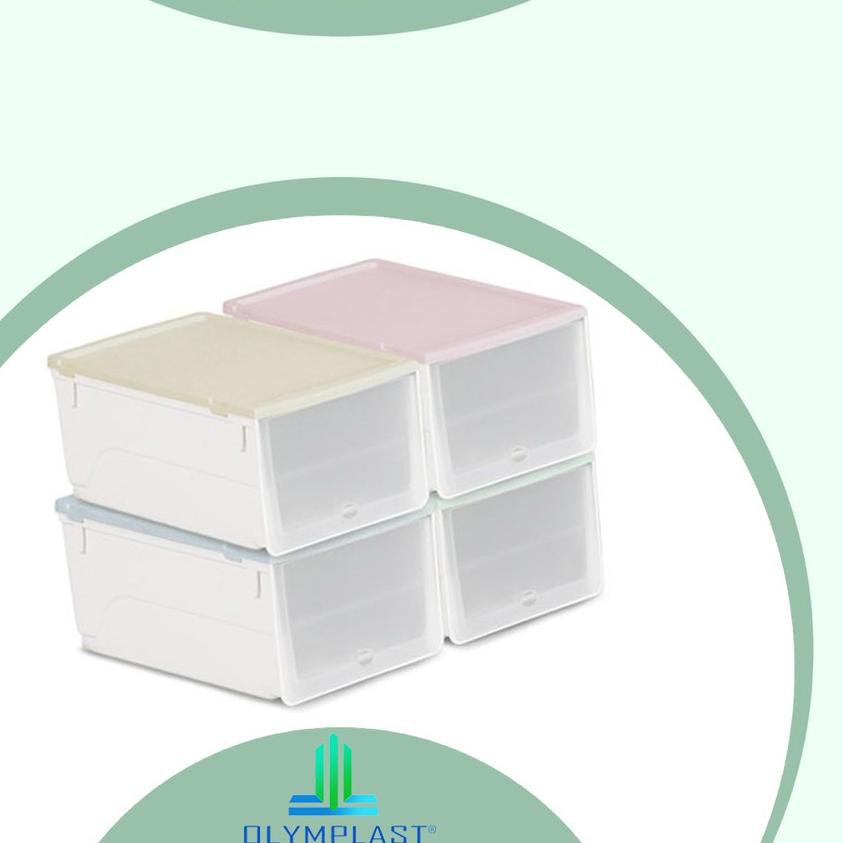 >H_043 RAK KOTAK / RAK SEPATU / KOTAK SEPATU PENYIMPANAN OLYMPLAST OSB / ORGANIZER RAK KOTAK OLYMPLA