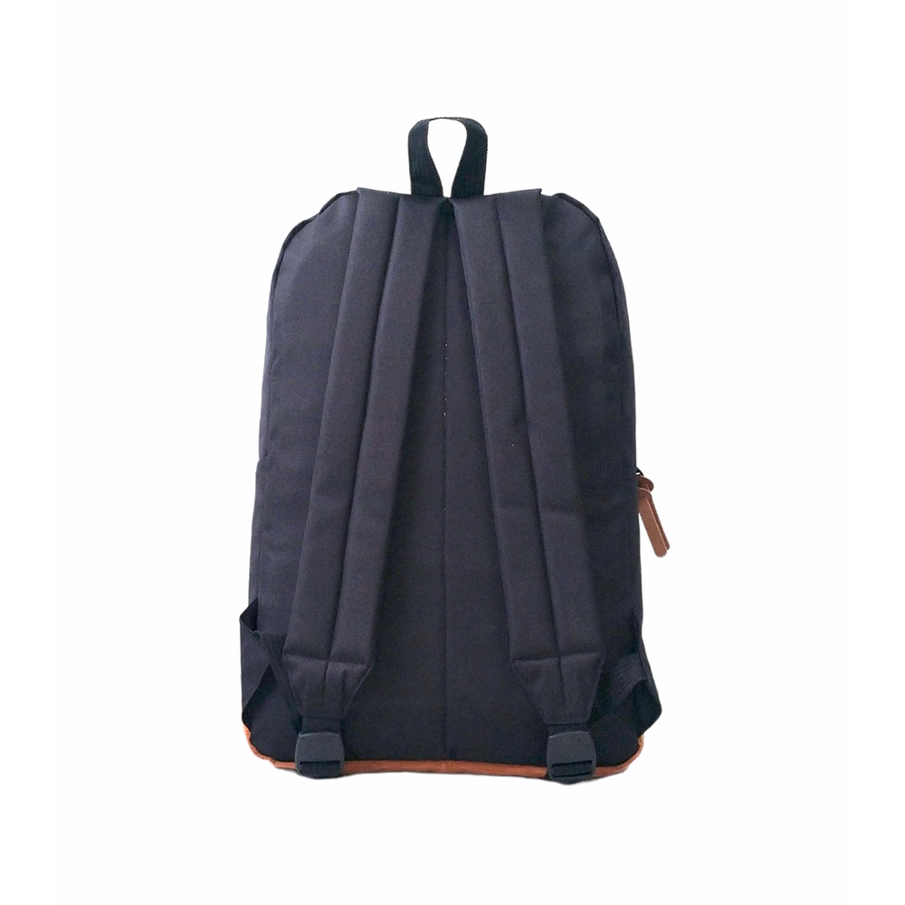 TAS SEKOLAH RANSEL PRIA BACK PACK DISTRO TAS PUNGGUNG WARNA HITAM KEREN MURAH TERBARU