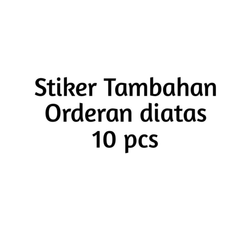 

TAMBAHAN STIKER PIALA