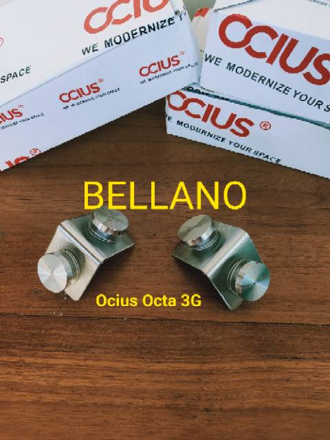 Glass Conector atau Glass clip kaca Ocius Octa 3G (kaca ke kaca)