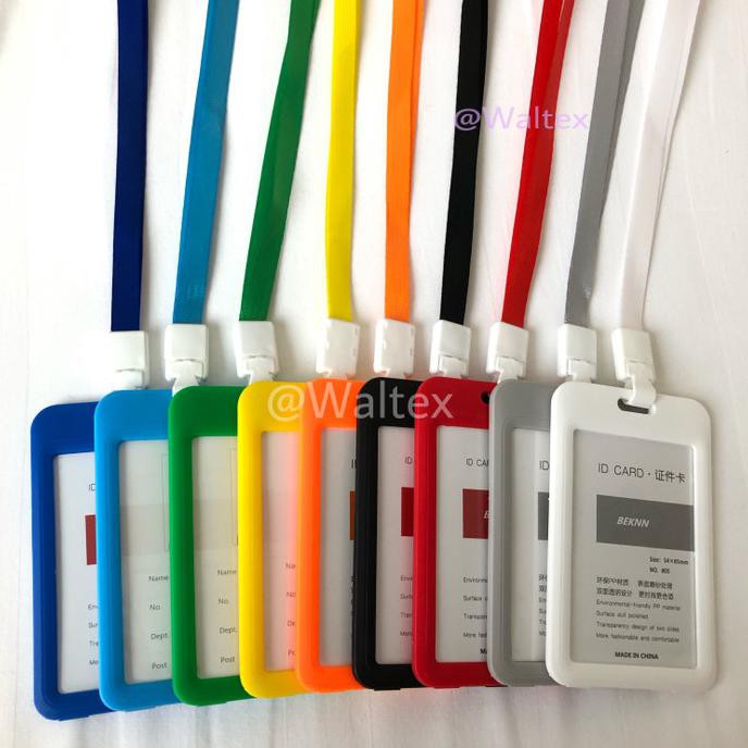 

Promo Awal tahun ID Card Holder Name tag id / Card Holder / Tempat ID Card 2 sisi - Putih Cuci