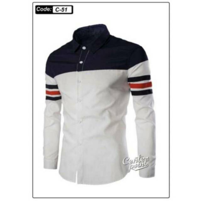 Kemeja Jovo Atasan pria Baju Kemeja Bahan/Kemeja Formal/Kemeja Casual