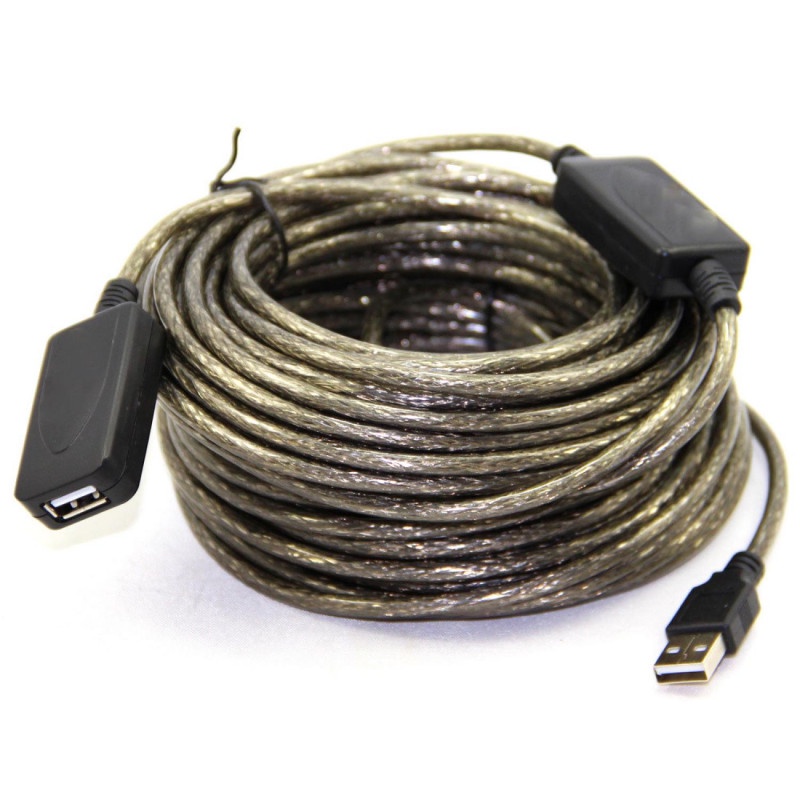 Kabel Sambungan Ekstensi USB Male ke Female 19 Meter Plug and Play