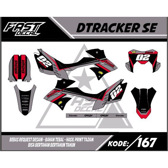 Decal stiker dtracker se 167