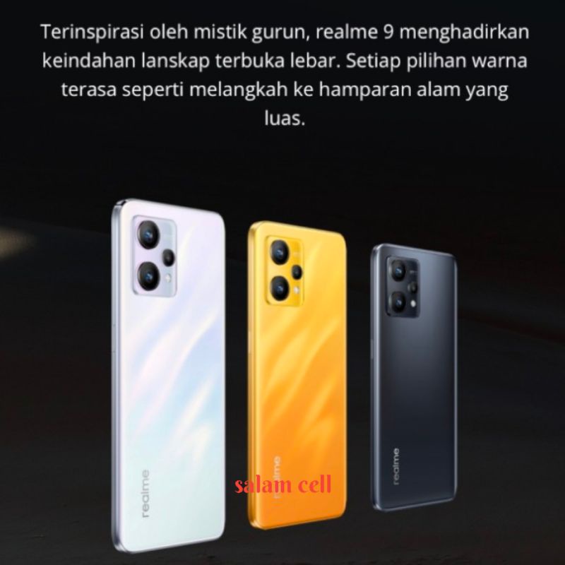 Realme 9 Ram 8/128GB Camera 108MP Norepack Garansi Resmi