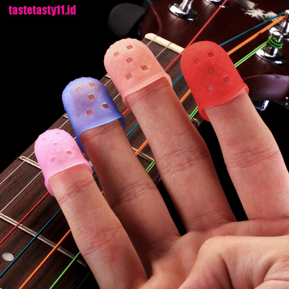 【TTID】3 PCS New Mix Color Guitar Thumb Picks Finger Picks Plectrum Band