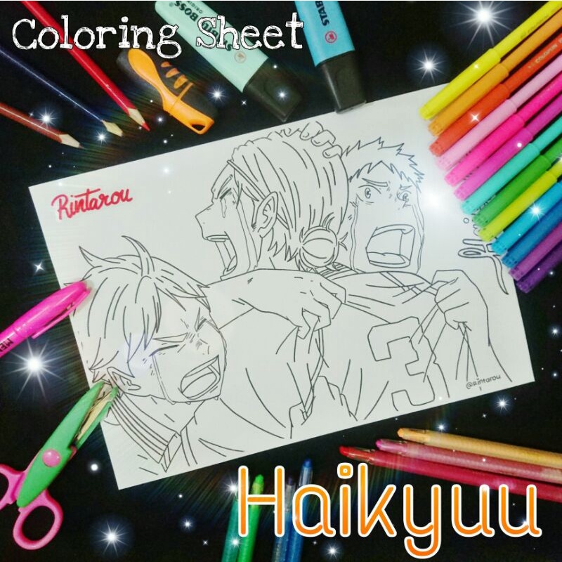 

Coloring Sheet Anime Haikyuu