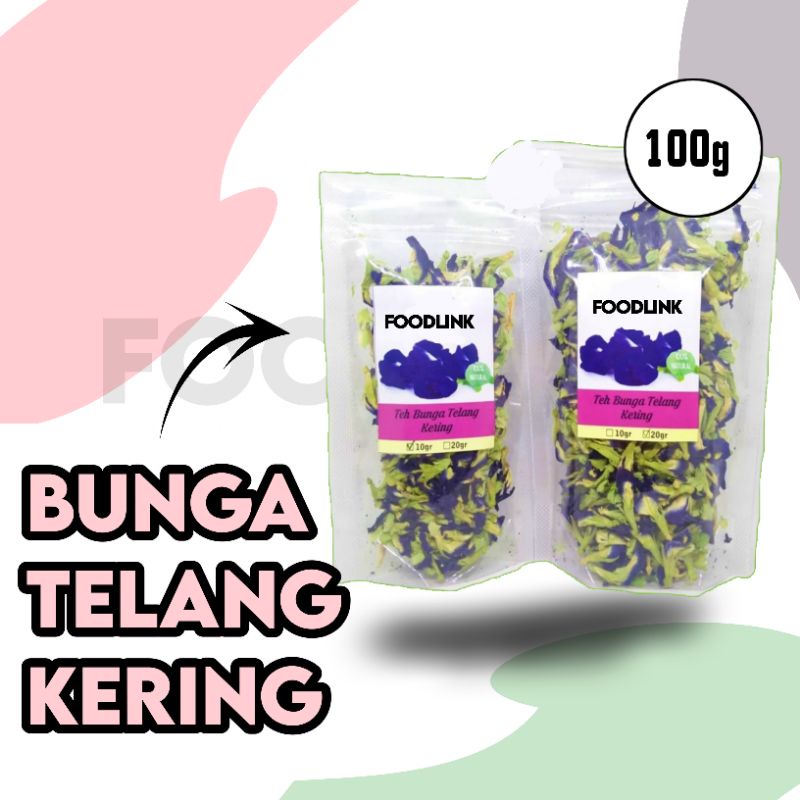 

bunga Telang kering 100g