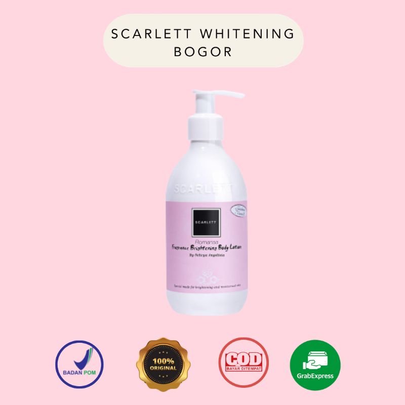 [RESELLER RESMI] Scarlett Whitening Body Lotion Romansa