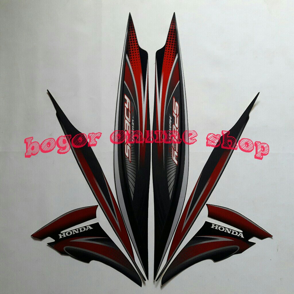 stiker body lis motor spacy 2012 full hitam