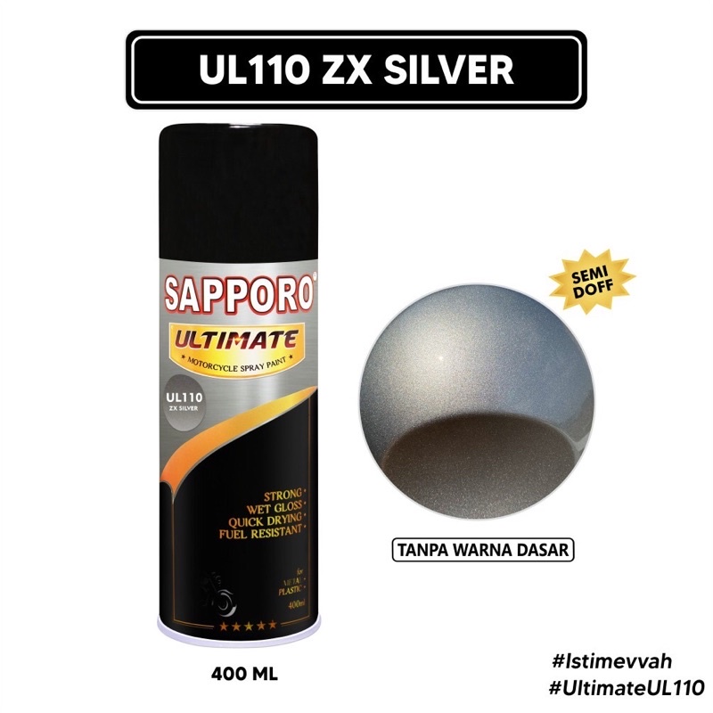 Sapporo Ultimate UL110 ZX Silver 400 ml