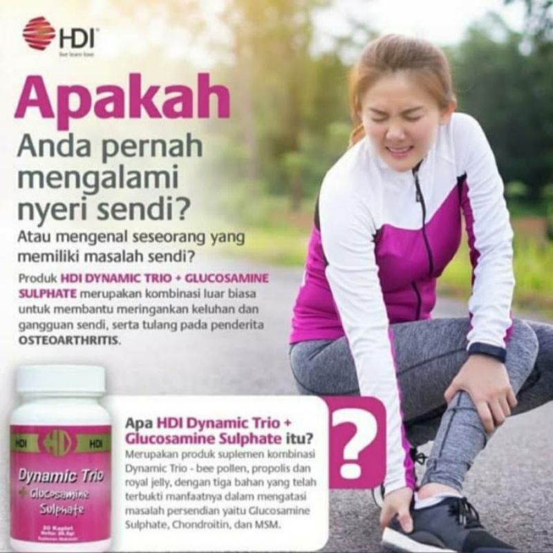 dynamic trio glucosamine sulphate isi 90