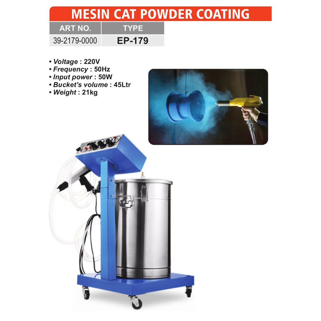 Mesin Cat Powder Coating 45Liter Aldo EP-179 / Mesin Powder Coating