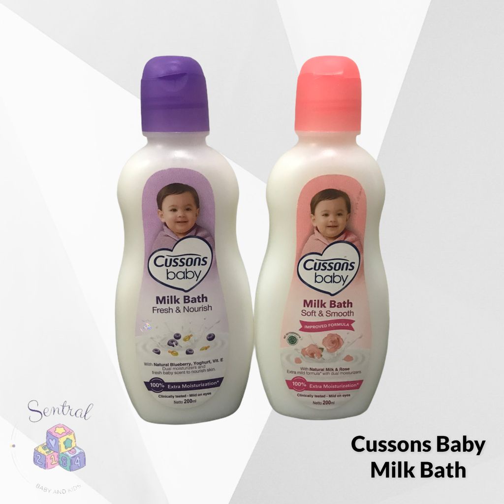 Cussons Baby Milk Bath Sabun Bayi 200ml