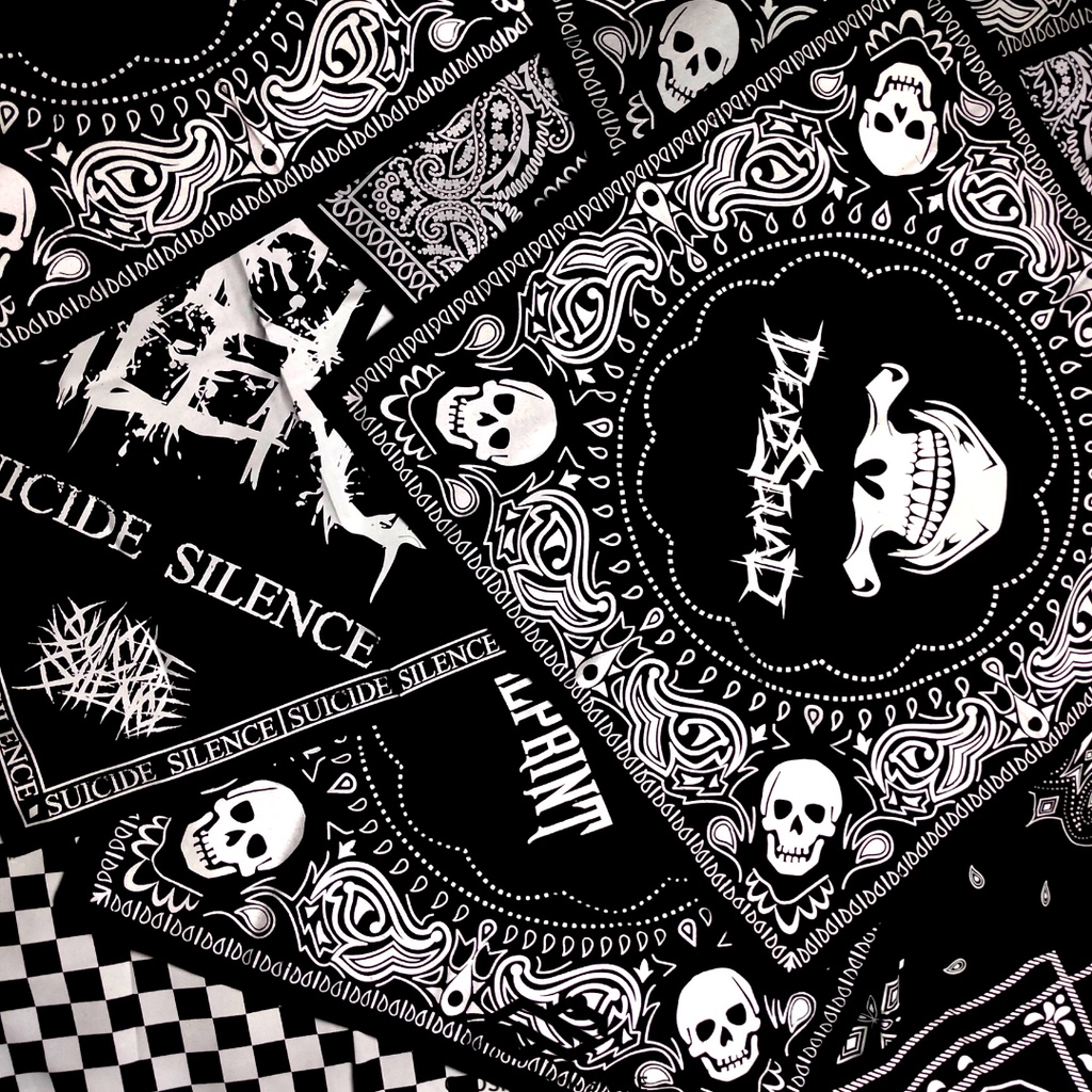 Slayer Bandana Sal Music Bahan Tebal Premium Quality