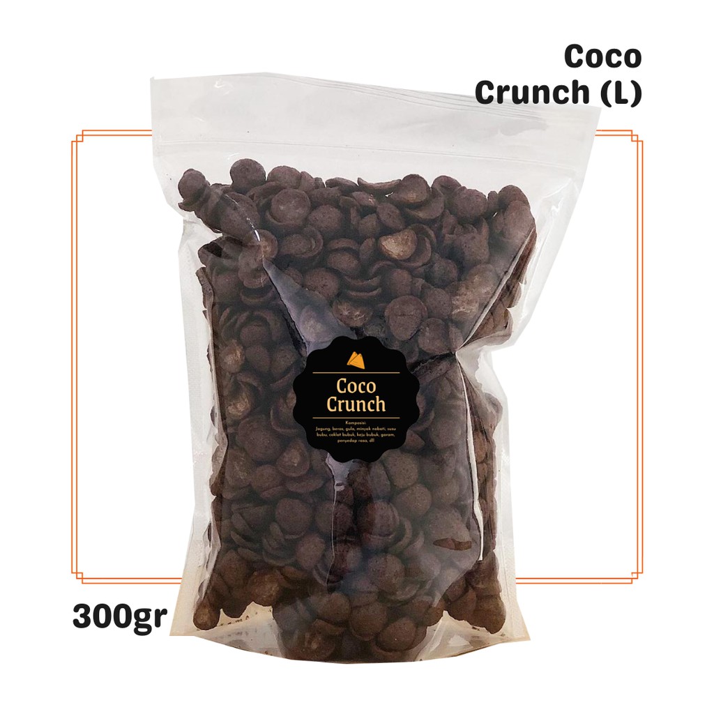 

SNACKS Coco Crunch (L) 300gr / Snack Cemilan / Sereal Cokelat / Coklat Cococrans Koko Krunch