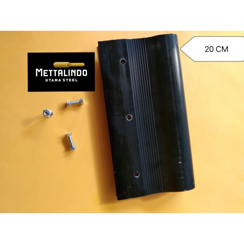 Gagang rakel 20 cm alumunium almunium 20cm 20 cm cocok utk karet rakel aluminium hitam alat sablon