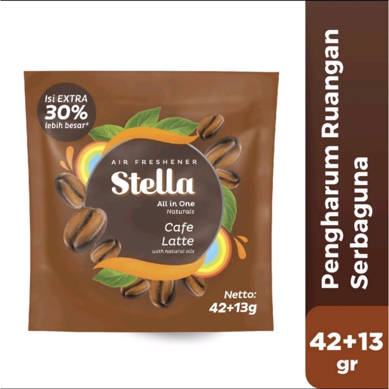 Pengharum Ruangan Stella Coffe Latte 42+13g & Glade