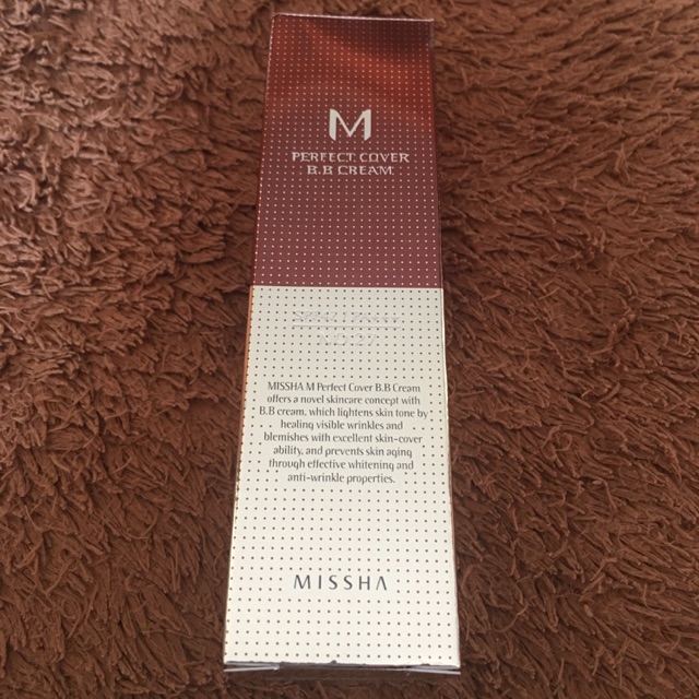 Missha perfect cover BB cream SALe