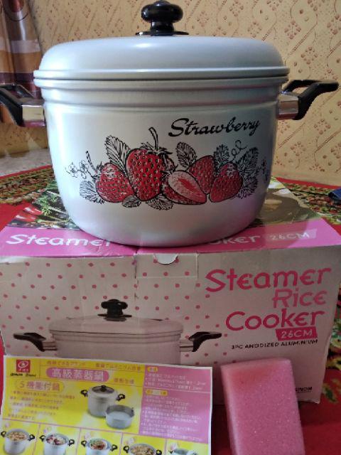 Dandang-panci Kukus Panca Guna-maspion Steamer Rice Cooker 26cm (00182.00005)