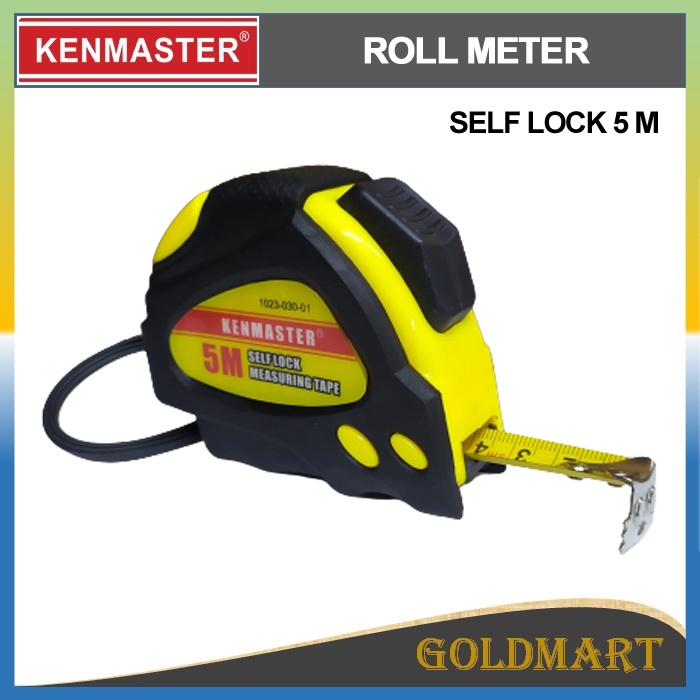 Meteran 5 meter Original Kenmaster Roll Meter Self Lock