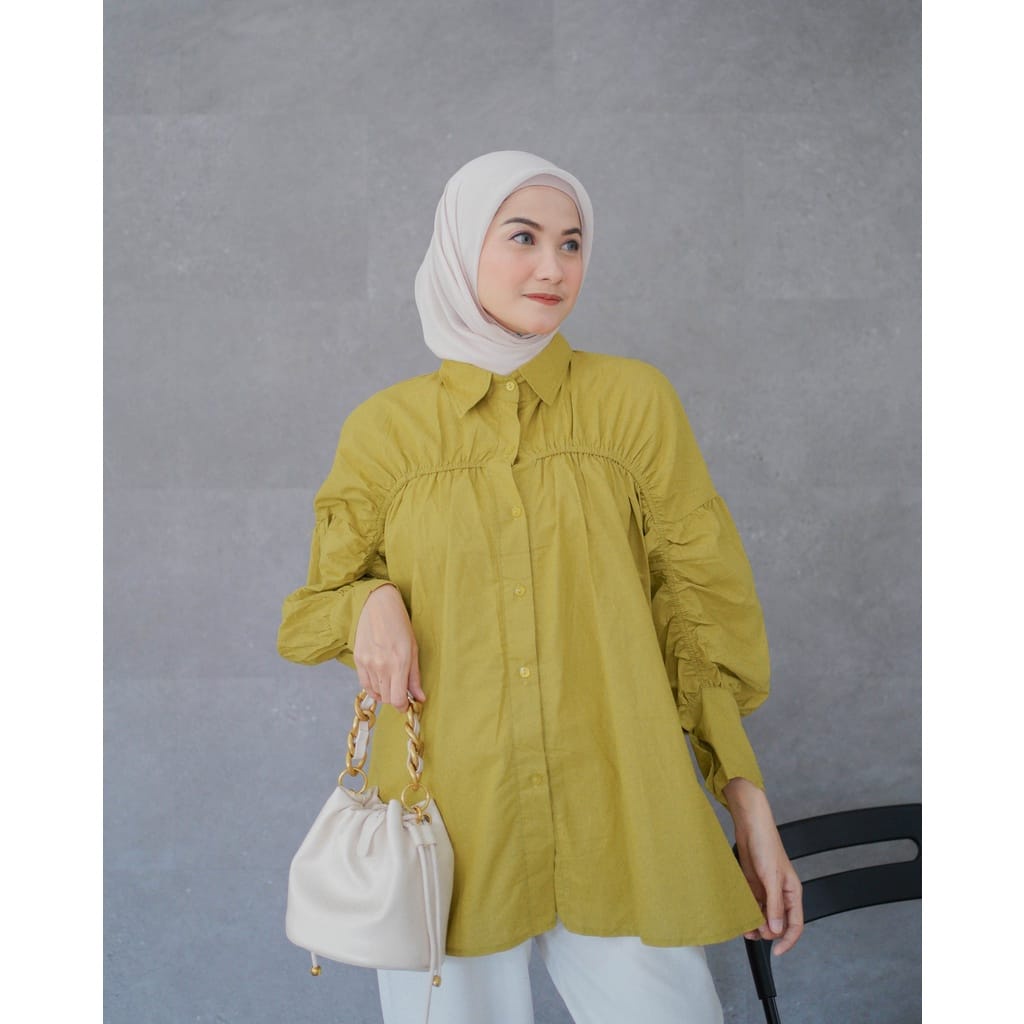 Elara Shirt Atasan Kemeja Wanita Oversized