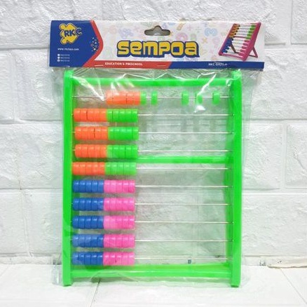 Mainan Set Edukasi Sempoa Anak Laki Laki Perempuan Murah/Mainan Edukasi Alat Berhitung Anak Cowok Ce