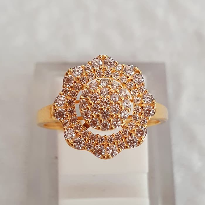 cincin bunga matahari mata ad emas 70% 700 70 %