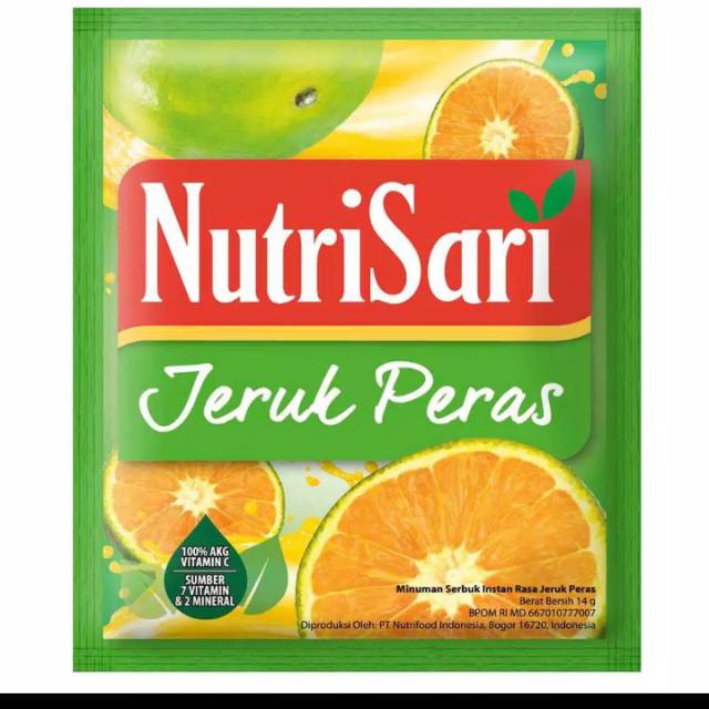 

NUTRISARI JERUK PERAS 14 Gram