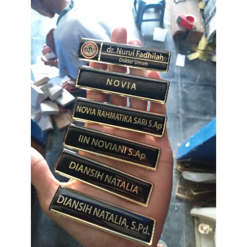 

Name Tag Kuningan Magnet 0.5