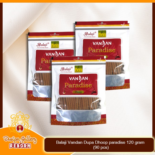 Dupa/ Hio wangi Balaji Vandan Dupa Dhoop Paradise 120 gram (90 pcs)