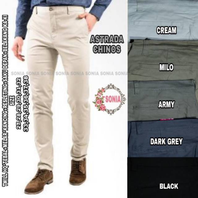 Astrada cinos, celana pria