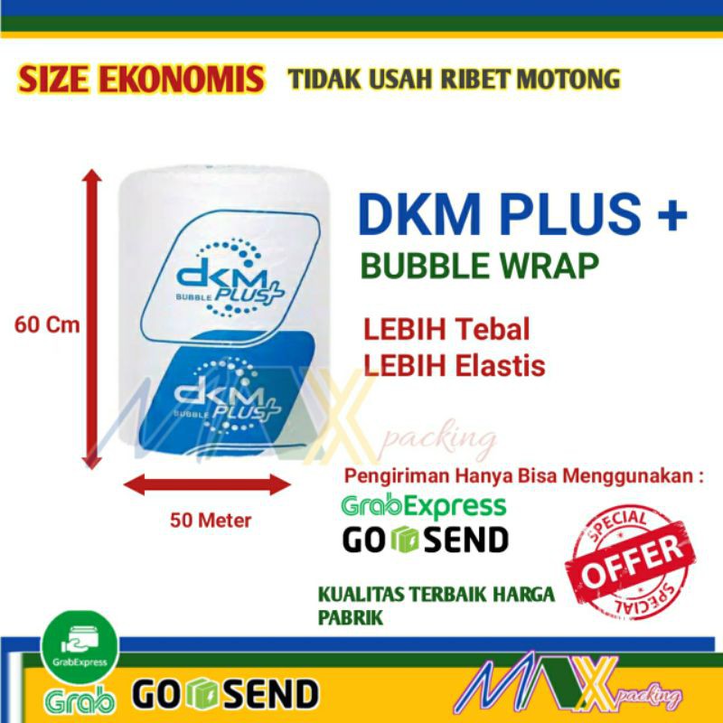 

Bubble Wrap Roll DKM+ 60CM X 50M