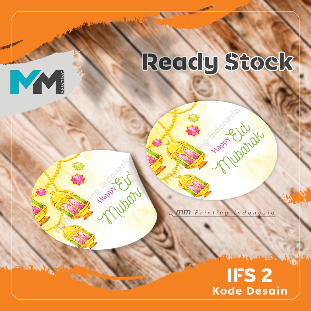 [20pcs]Stiker Idul Fitri/Stiker Lebaran/Stiker ucapan selamat hari raya-IFS 2 (Isi 20pc)