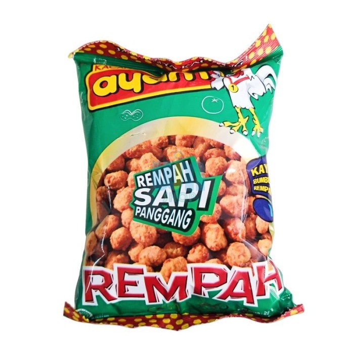 

Cemilan Snack Kacang Ayam Rempah Rasa Sapi Panggang 225 gram