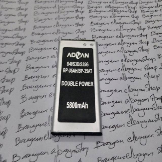 Batre batrai battrey ADVAN S54i/S35G/S3D
BP-35AH/BP-35AT battray hp