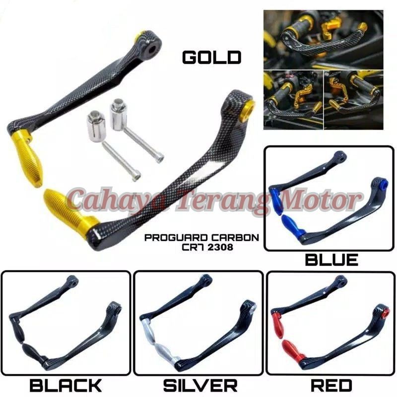 PROGUARD SABIT HANDGUARD CARBON 1 SET UNIVERSAL CBR R15 NINJA R25 MIO VIXION NMAX VARIO AEROX BEAT