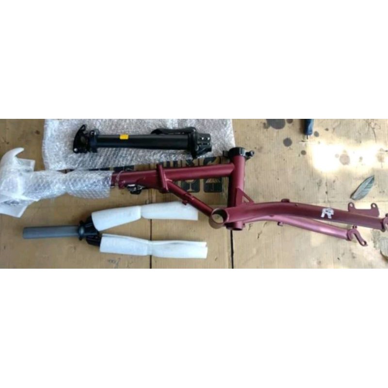 Frame Rb Folding bike Frame R3 seperti folding bike fnhon gust