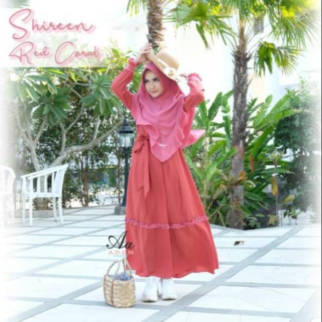 Aden Hijab - Shireen Dress vol.2 Gamis Wollycrepe