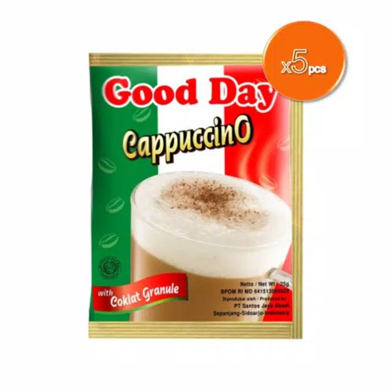 

Good Day Cappuccino 25gr x 5