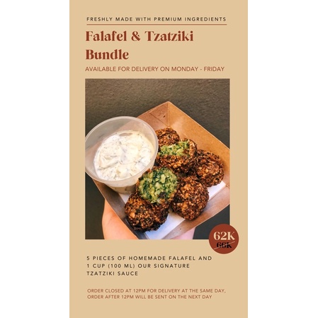 

Falafel + Tzatziki Bundle