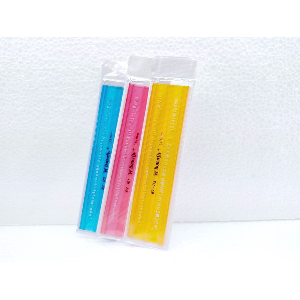 

PENGGARIS MAL HURUF 3MM BUTTERFLY R3