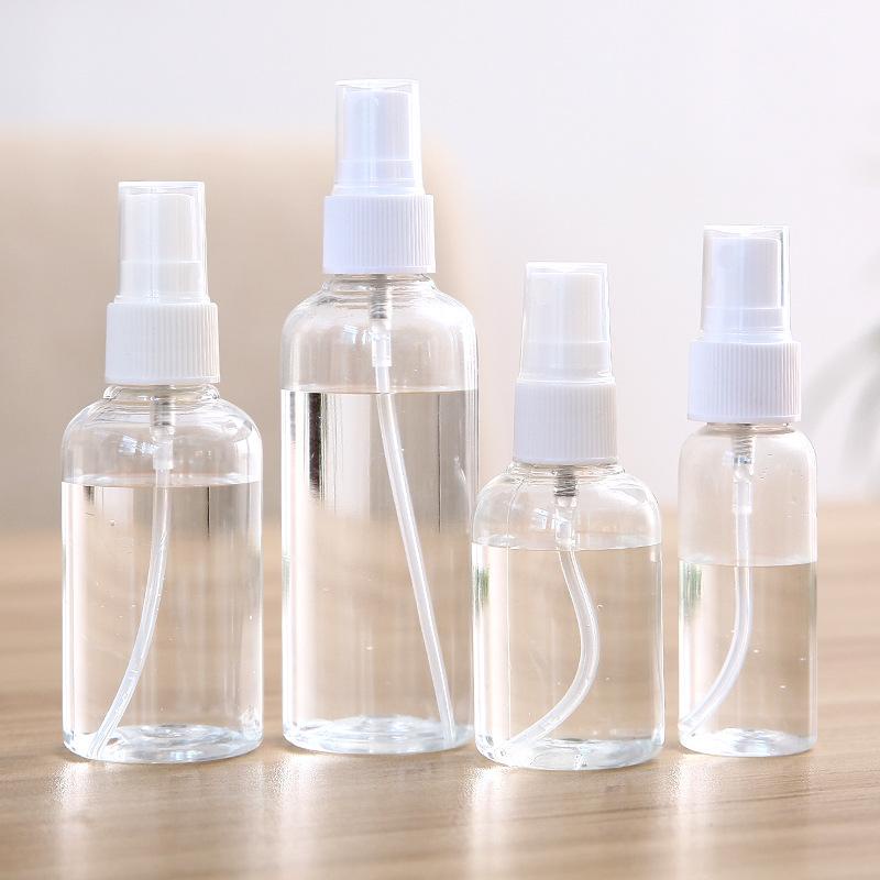 BOTOL SPRAY TRANSPARAN KOSONG BAHAN PLASTIK BERKUALITAS ISI 30ML 60ML 80ML 100ML BOTOL SPRAY - BD