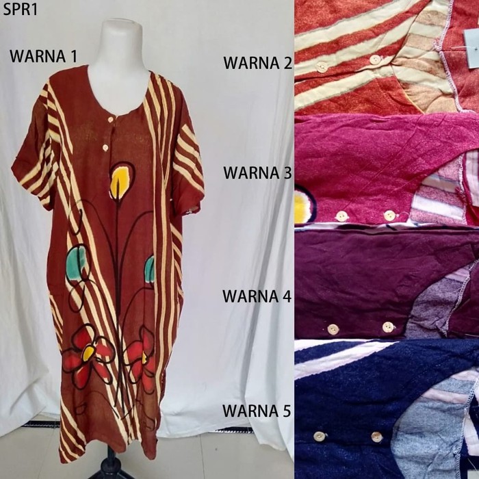 Daster Baju Tidur Jumbo Super Batik Pekalongan 1 pkl