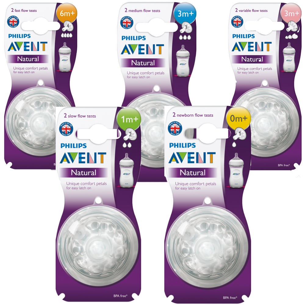 Philips Avent Natural Teat 2pc - Dot Susu Avent