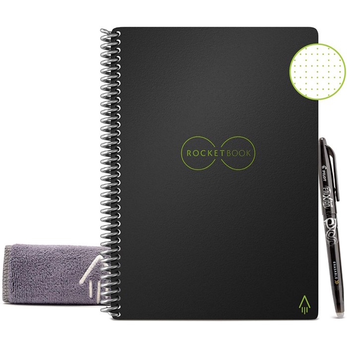 

[RESTOCK] Rocketbook Everlast Reusable Smart Notebook Executive(6 x 8.8 inches) - Hitam