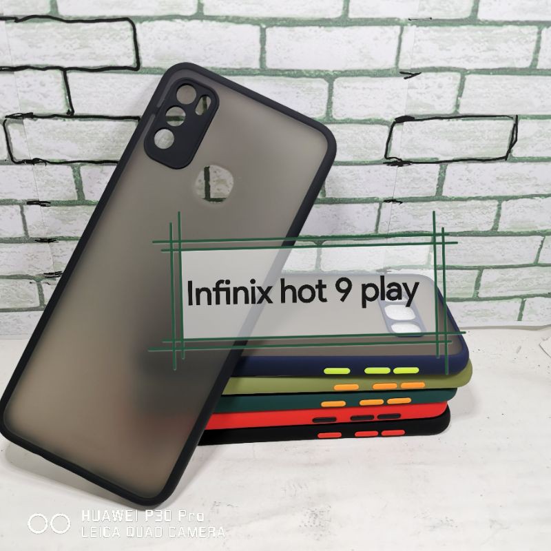 case hybrid fuze doft infinix hot 9 play